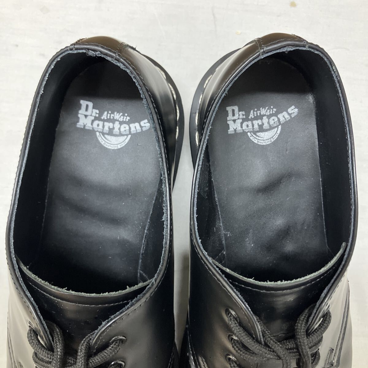 Dr Martens 1461 WS ドクターマーチン ブラック 3ホールシューズ 革靴 本革 UK9 SMOOTH 黒 ブラック レザー 3ホール_画像3