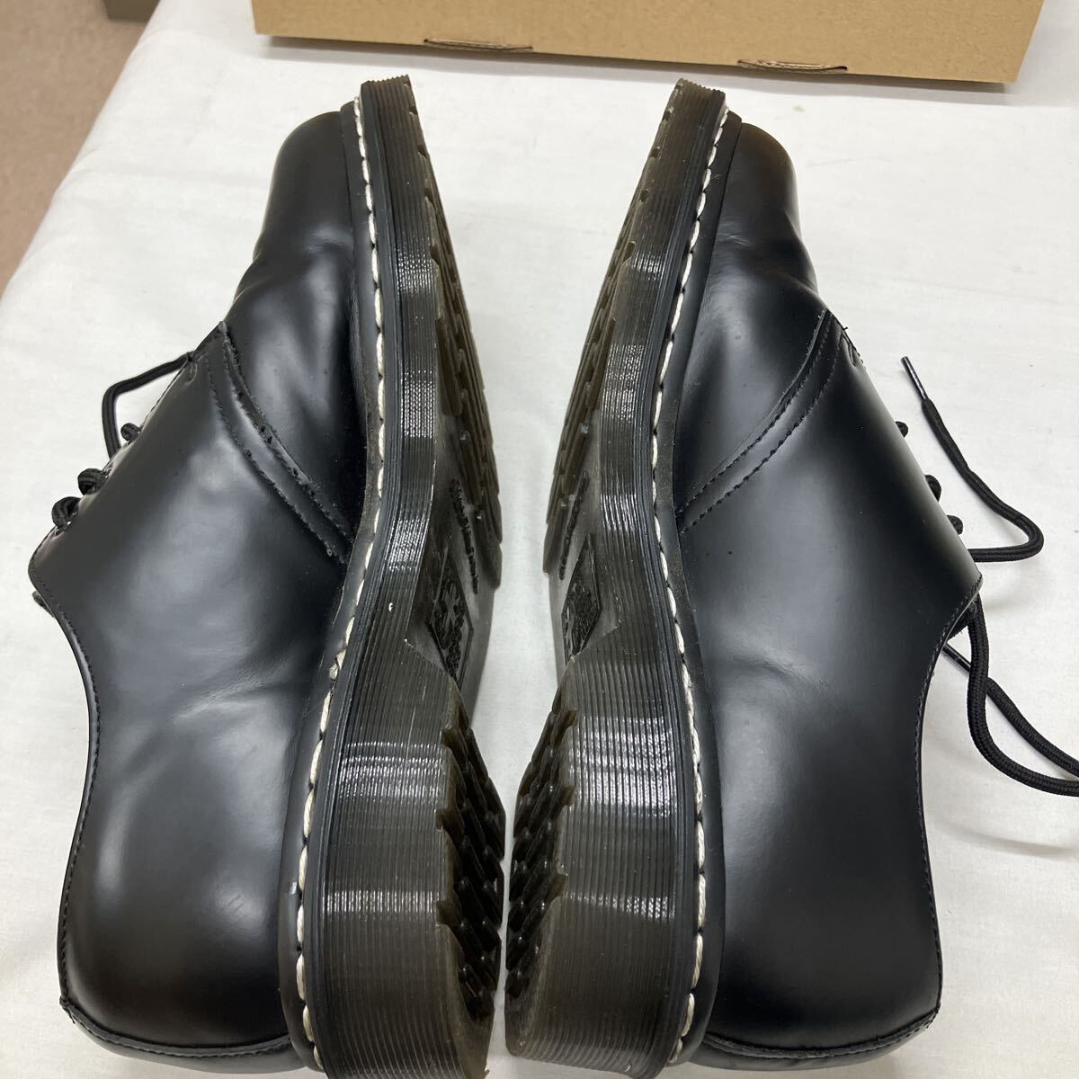 Dr Martens 1461 WS ドクターマーチン ブラック 3ホールシューズ 革靴 本革 UK9 SMOOTH 黒 ブラック レザー 3ホール_画像7