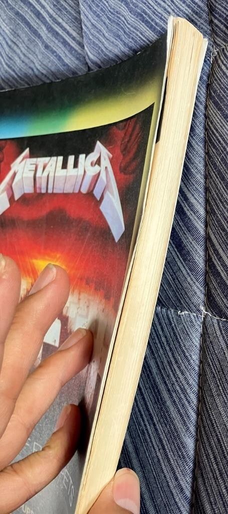 ★ メタリカ METALLICA メタルマスター Master Of Puppets バンドスコア 楽譜_画像5
