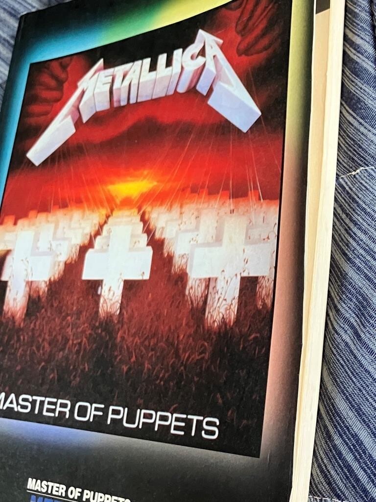 ★ メタリカ METALLICA メタルマスター Master Of Puppets バンドスコア 楽譜_画像3