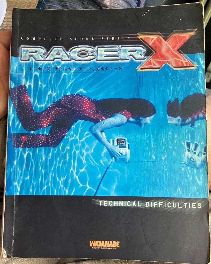 ★ RACER X レーサー X TECHNICAL DIFFICULTIES テクニカル ディフィカルティーズ バンドスコア 楽譜 ポールギルバート Mr.Big_画像1