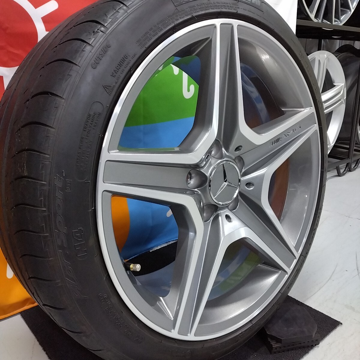 ★人気品☆メルセデス・ベンツ　Ｃクラス　Ｗ204　Ｃ63AMG 純正　AMGスタイリング6　8J+45　9J+54★新品サマータイヤ★235/40・255/35R18_画像3