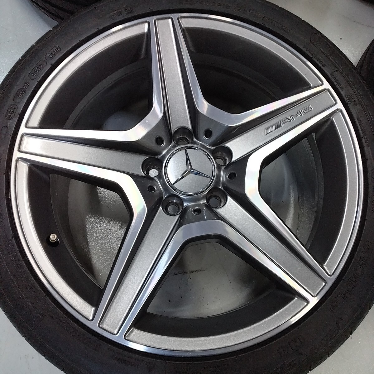 ★人気品☆メルセデス・ベンツ　Ｃクラス　Ｗ204　Ｃ63AMG 純正　AMGスタイリング6　8J+45　9J+54★新品サマータイヤ★235/40・255/35R18_画像6