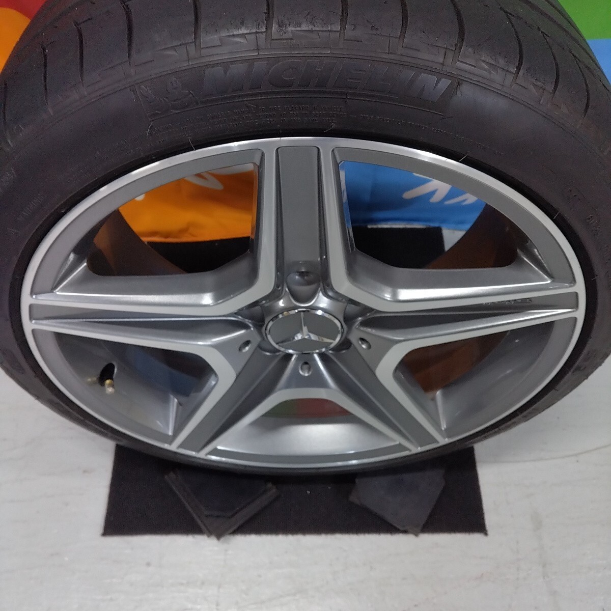 ★人気品☆メルセデス・ベンツ　Ｃクラス　Ｗ204　Ｃ63AMG 純正　AMGスタイリング6　8J+45　9J+54★新品サマータイヤ★235/40・255/35R18_画像9