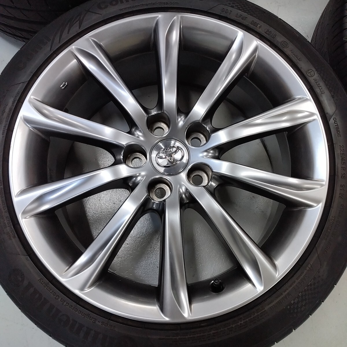 ★トヨタ 130系 マークX 350S・プレミアム 中期 純正 ハイグロス★クラウン アルファード エスティマ プリウスα 新品サマータイヤ_画像8