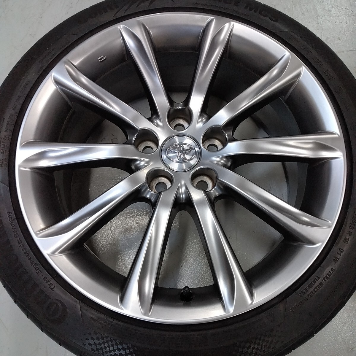 ★トヨタ 130系 マークX 350S・プレミアム 中期 純正 ハイグロス★クラウン アルファード エスティマ プリウスα 新品サマータイヤ_画像9