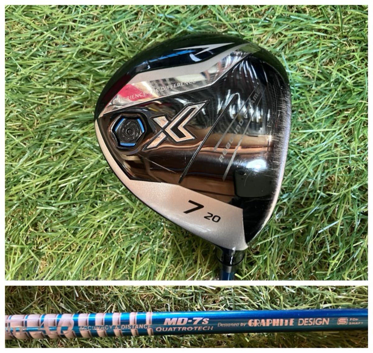 【リシャフト】 TourAD MD-7S XXIO X 7W 20° FW フェアウェイウッド PALMAX付 ゼクシオ エックス 2024 弾きの良さと抜群のやさしさ_画像1