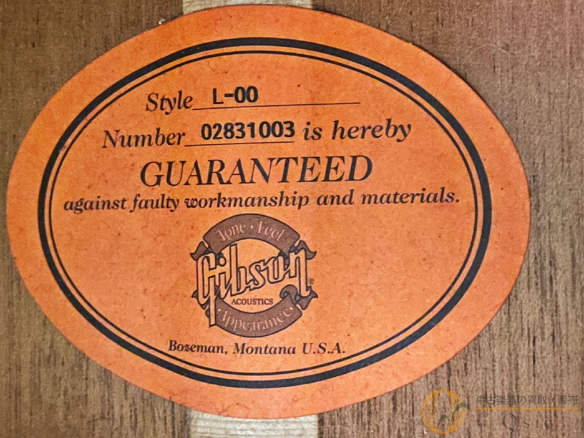 [ хорошая вещь ] Gibson L-00 VS Gibson маленький гитара. Pioneer 2001 год производства [WLR34][. поверхность магазин наличие ]