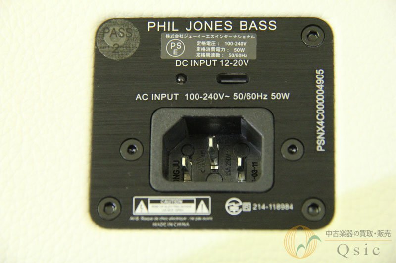 [良品] Phil Jones Bass(PJB) X4C モバイルバッテリーに対応した超小型アンプ [WL202]【神戸店在庫】_画像6