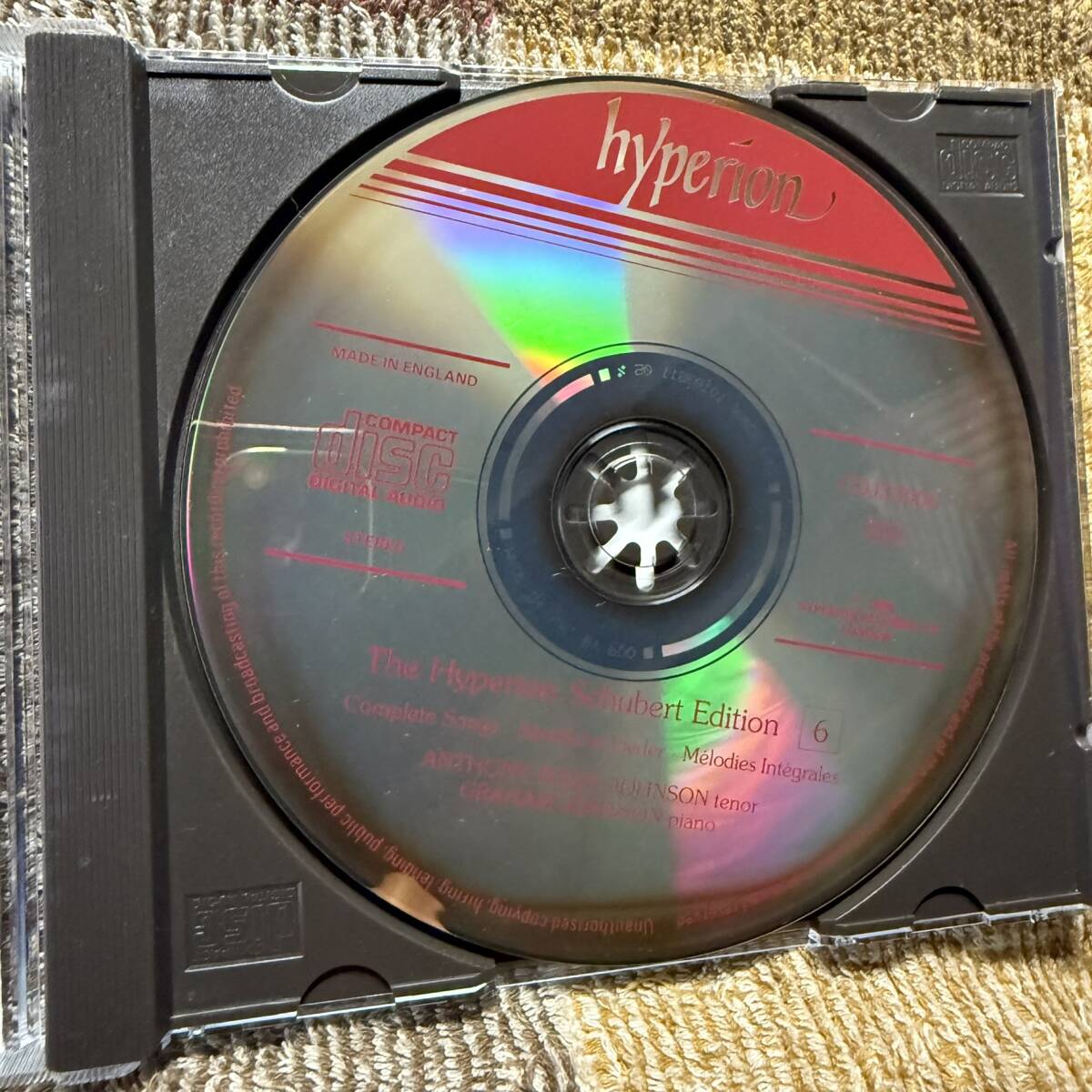 CD●英hyperion CDJ33006●シューベルト 歌曲全集６「夜のシューベルト」【アントニー・ロルフ・ジョンスン　グレアム・ジョンスン】_画像4