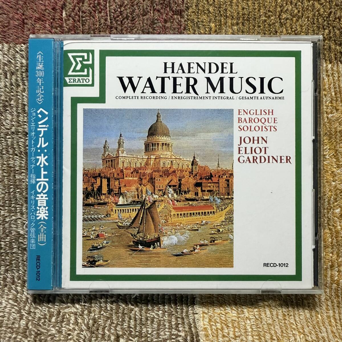 CD●ジョン・エリオット・ガーディナー イギリス・バロック管弦楽団●ヘンデル「水上の音楽」【RECD-1012】_画像1