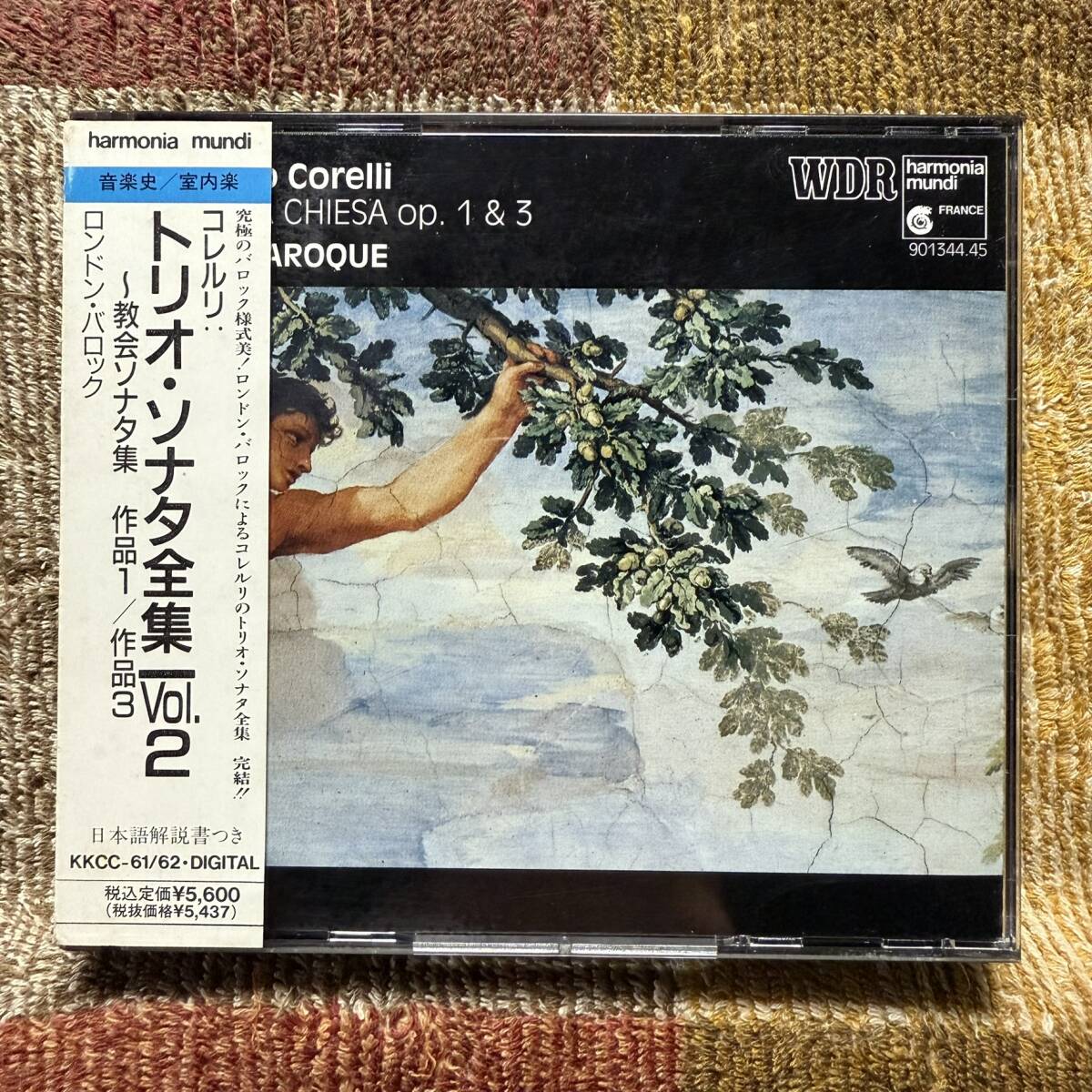 CD●仏harmoniamundi　HMC901344.45●アルカンジェロ・コレルリ「トリオ・ソナタ集 Vol.2」～教会ソナタ集～【ロンドン・バロック】２枚組_画像1