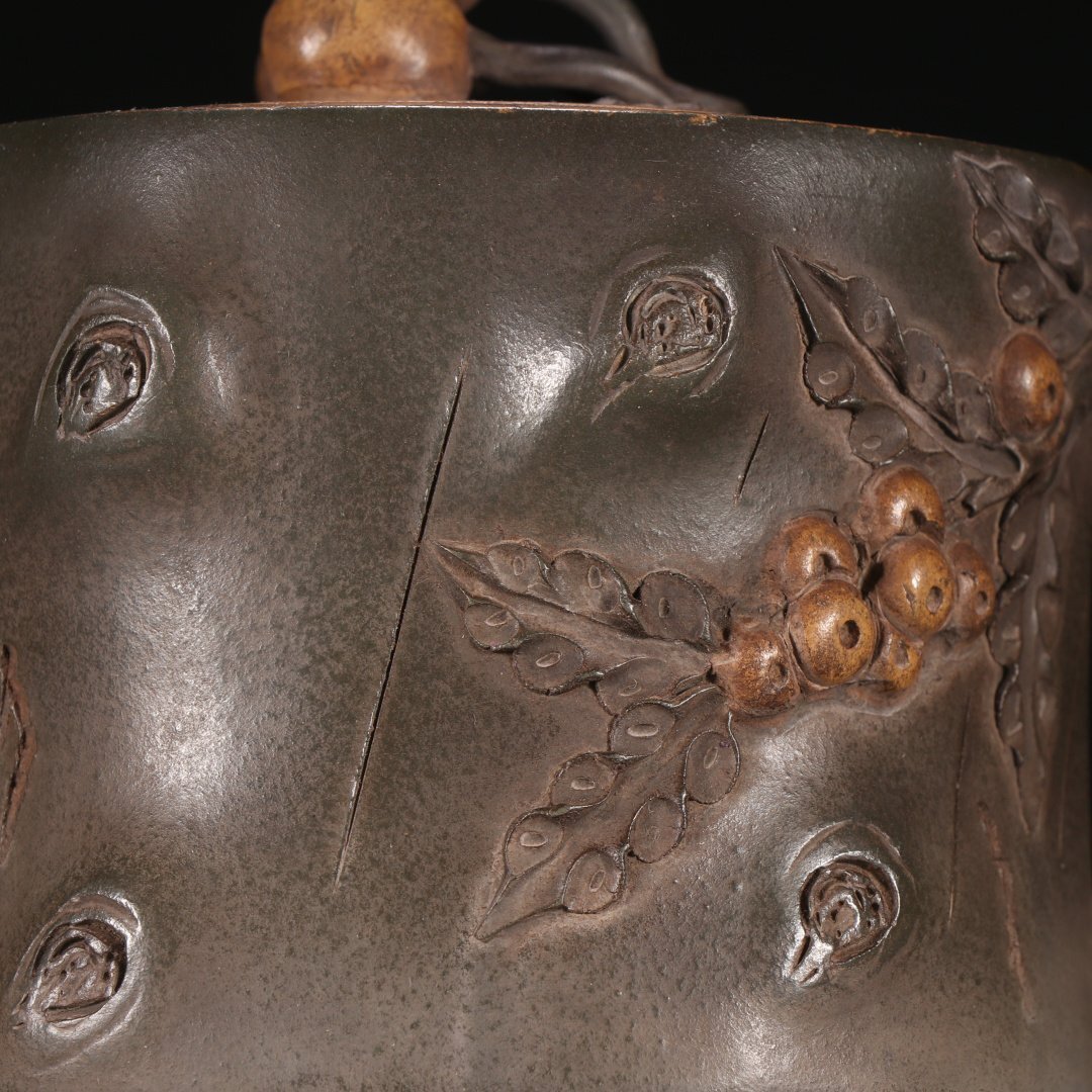 【安】明時代 陳辰製 倣生茶壺 宜興紫砂 常滑 朱泥急須 煎茶道具 茶壷 古美味 古董品 時代物 272_画像2