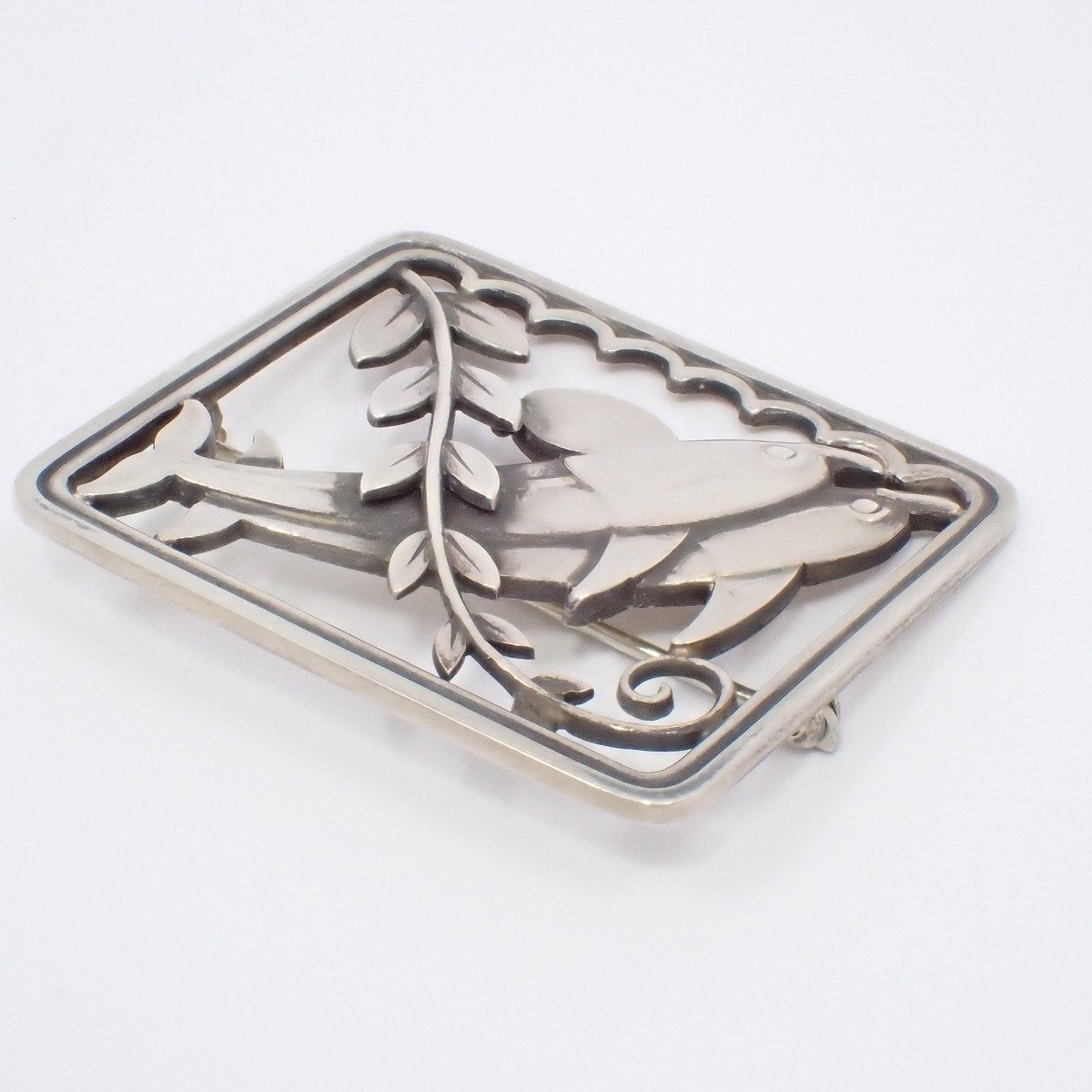 GEORG JENSEN ジョージジェンセン 251 イルカ ブローチ シルバー925【いおき質店】_画像2