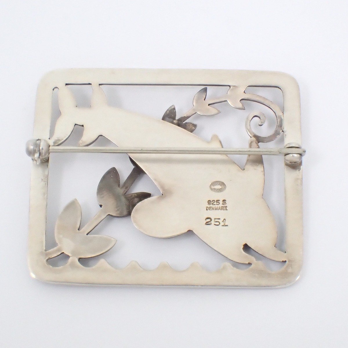 GEORG JENSEN ジョージジェンセン 251 イルカ ブローチ シルバー925【いおき質店】_画像4