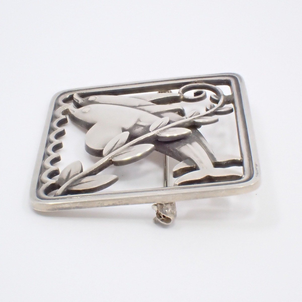 GEORG JENSEN ジョージジェンセン 251 イルカ ブローチ シルバー925【いおき質店】_画像3