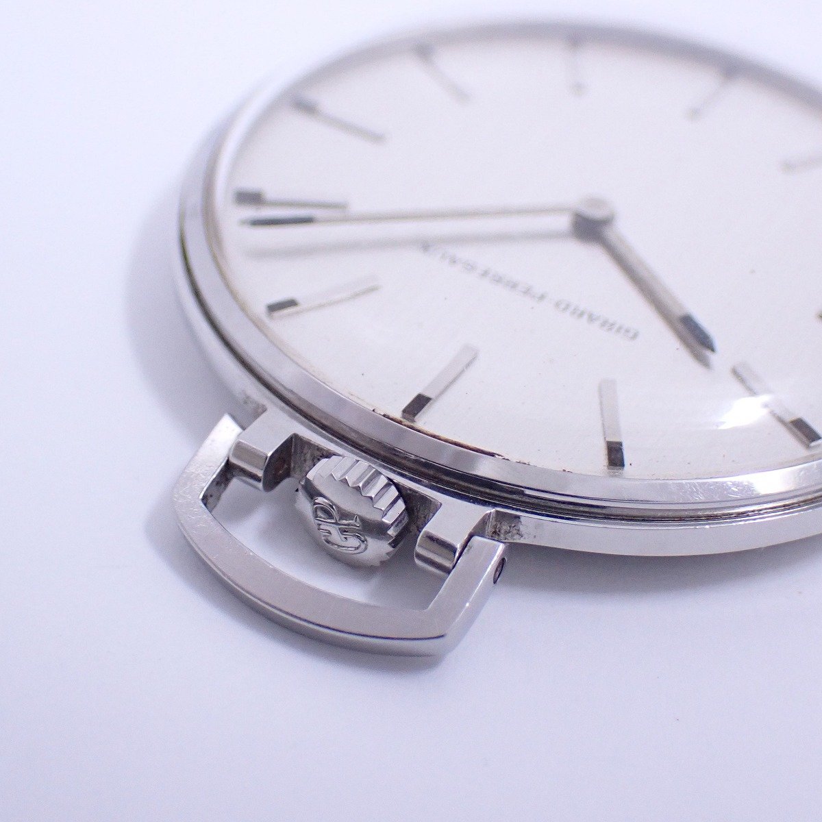 【訳あり品】ジラールペルゴ 懐中時計 手巻き シルバー文字盤【いおき質店】_画像4