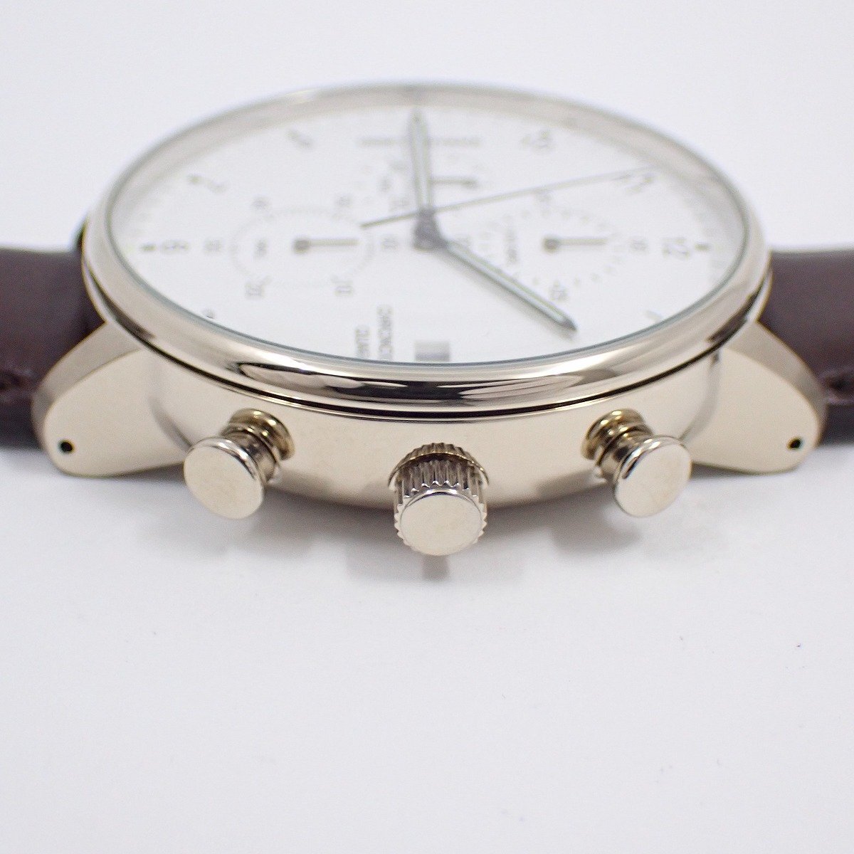 【未使用品】ISSEY MIYAKE イッセイミヤケ C シィ 岩崎一郎デザイン クロノグラフ クォーツ メンズ 腕時計 NYAD009 / VJ57-0620【いおき質_画像3