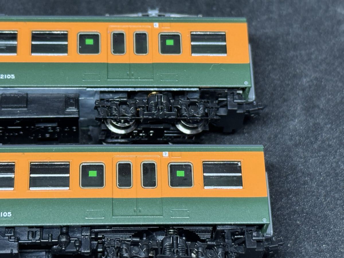TOMIX 92554 国鉄 113-2000系近郊電車（湘南色）基本セットB バラし モハ112(M車)+モハ113 2105ユニット（加工品） 113系の画像7