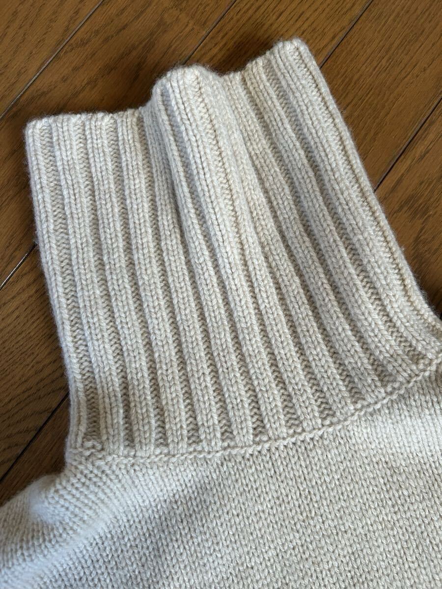 ギャルリーヴィー　GALERIE VIE ファインウールタートルネックプルオーバー　ベージュ_画像4