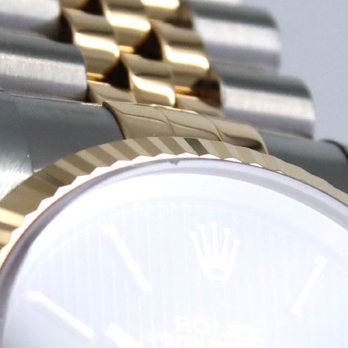 ロレックス デイトジャスト 16233 SSxYG 自動巻 T番_画像7