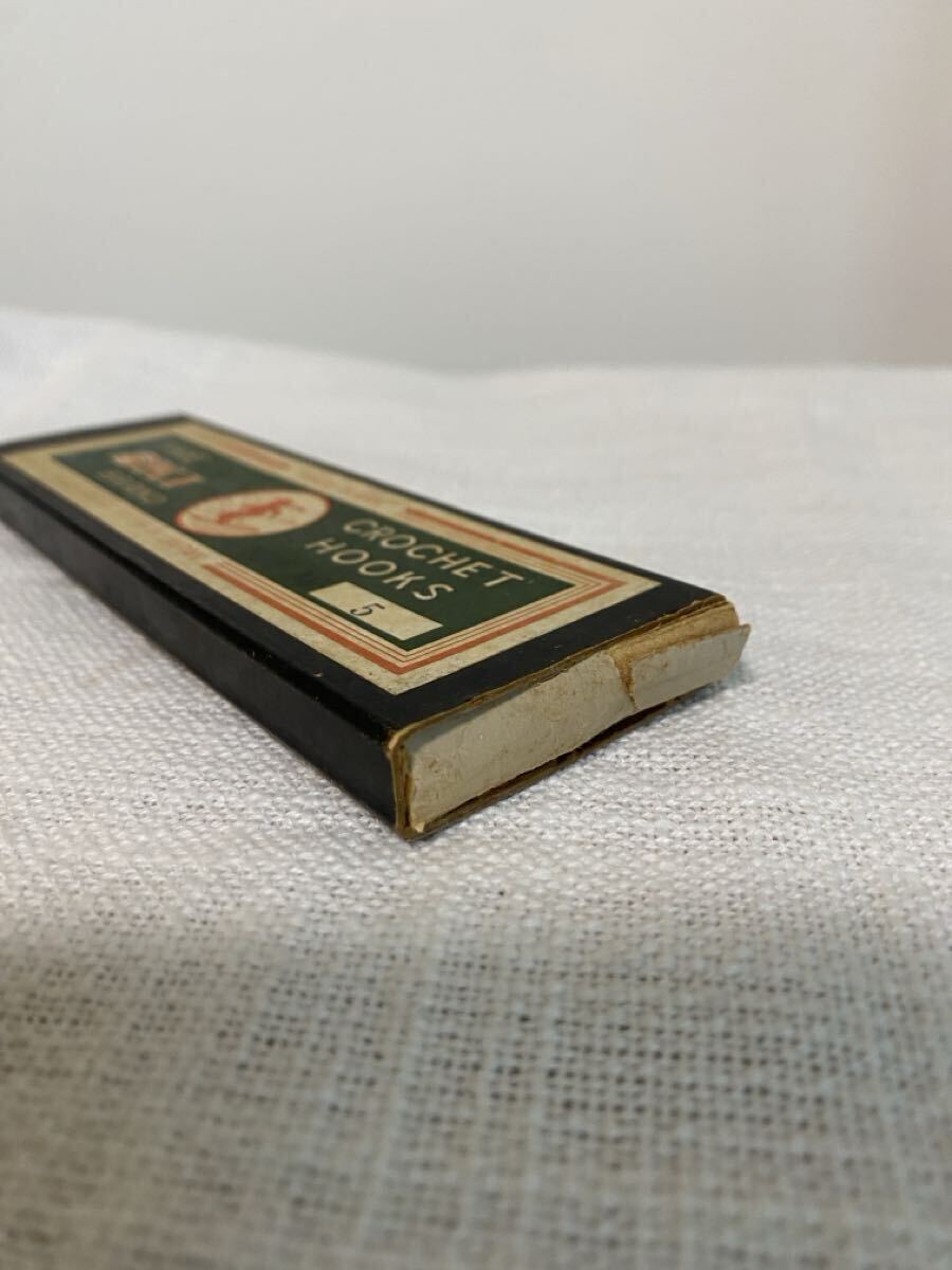 昭和レトロ　スキー印　かぎ針　NO.5 1ダース　12本入り　SKI BRAND CROCHET HOOKS レース編み_画像10