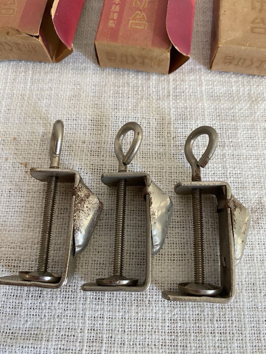 昭和レトロ　つづみ印本舗　机上くけ台　箱入り　3ヶ　学校御指定品　家庭科　裁縫_画像6