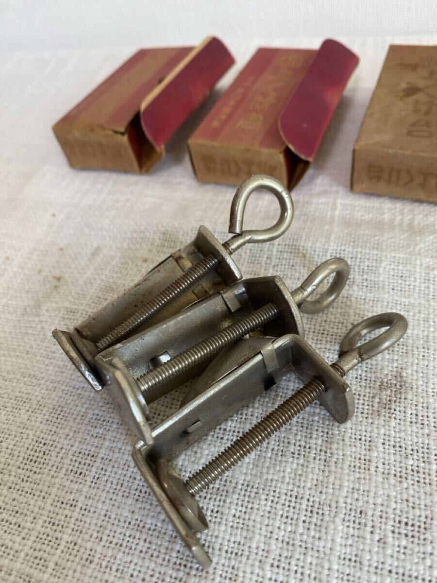 昭和レトロ　つづみ印本舗　机上くけ台　箱入り　3ヶ　学校御指定品　家庭科　裁縫_画像7