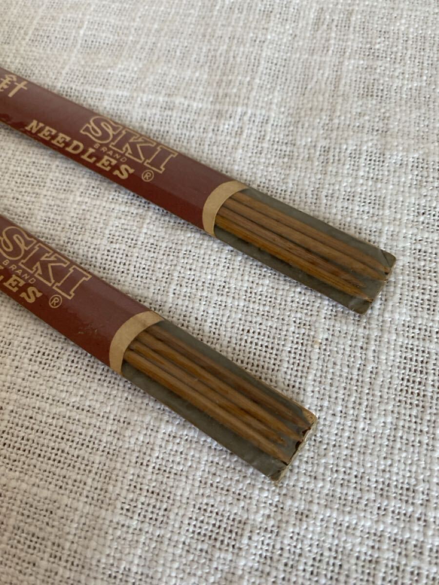 昭和レトロ　スキー印　毛糸編み針　NO.1 編み棒　SKI BRAND 手芸_画像3