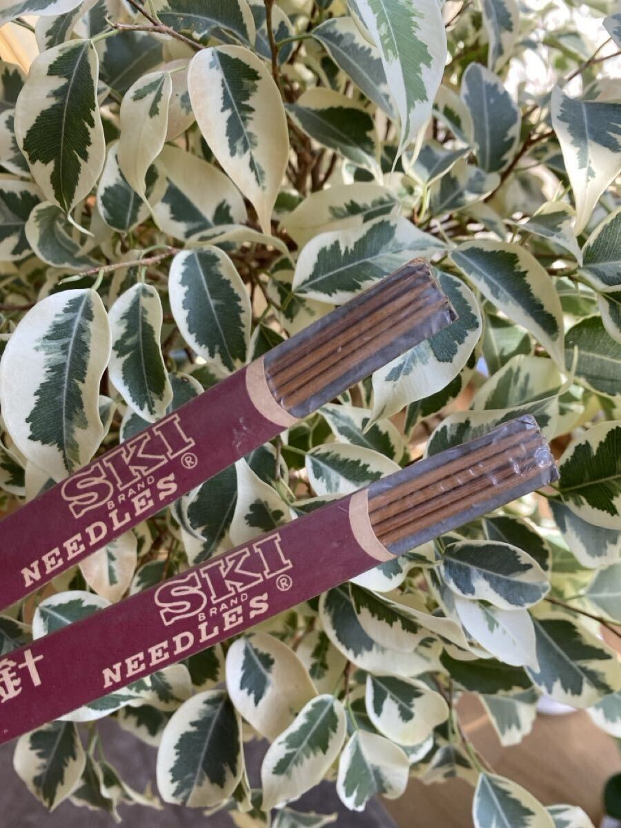 昭和レトロ　スキー印　毛糸編み針　NO.1 編み棒　SKI BRAND 手芸_画像9