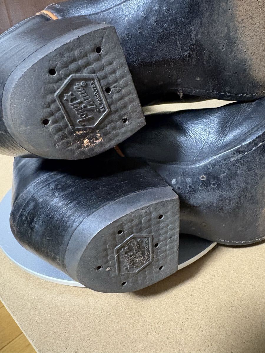 【至高の逸品★MADE IN U.S.A.】Tony Lama トニーラマ 6814 ビンテージ ウエスタンブーツ リザードトゥ 黒 6 1/2 D (24.5-25cm相当)_画像6