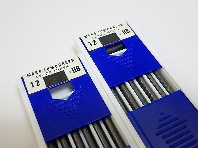 ★ ステッドラー マルス ルモグラフ 替え芯 200-HB 12本入 12ケース 合計144本 元箱付 製図道具 ★ H915 STAEDTLER Mars Lumograph_画像5