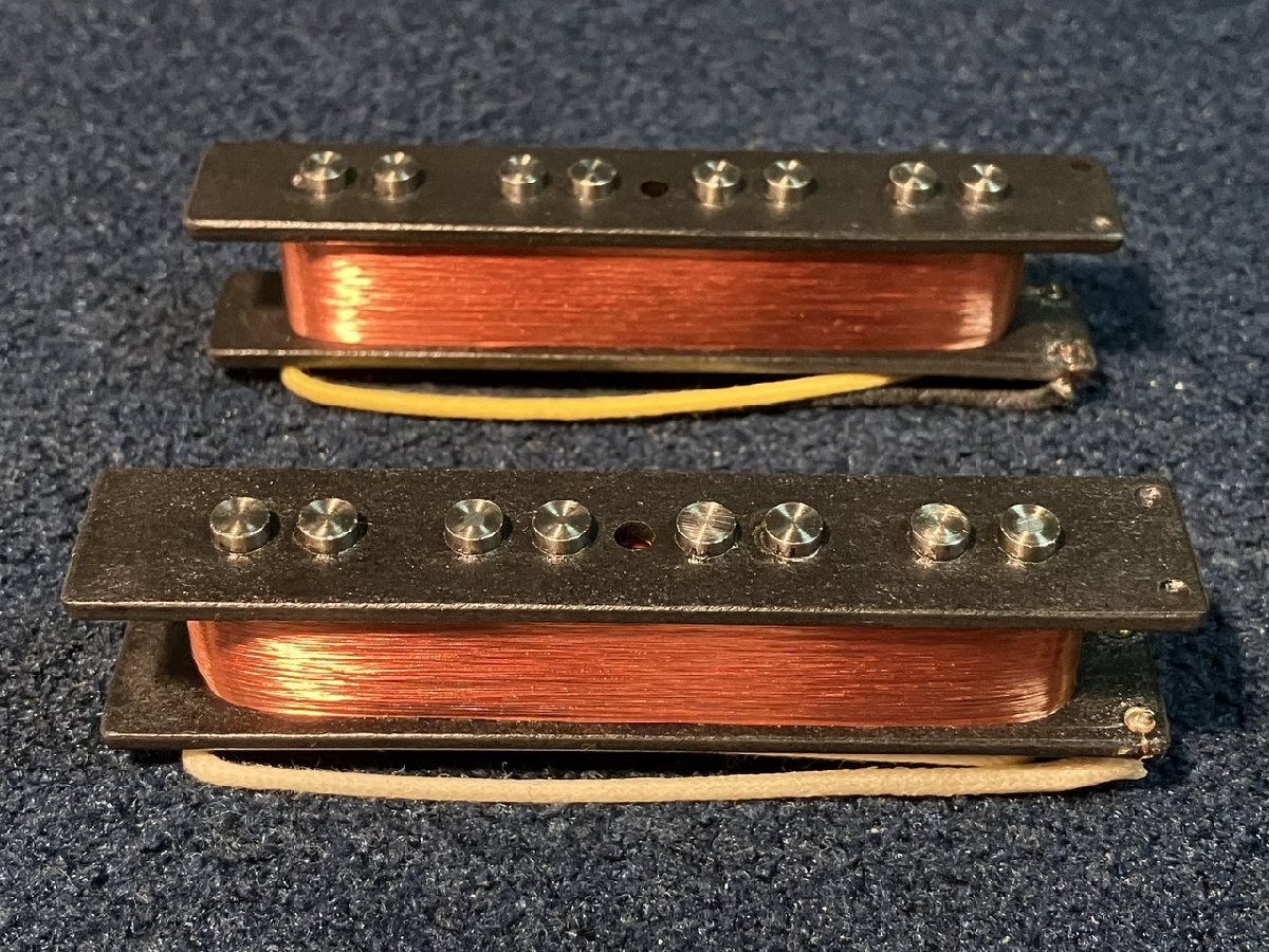HOWL GUITARS Original Pickup ‘60-'61 Jazz Bass ”Black Bobbin” Set [Red Enamel]_画像3