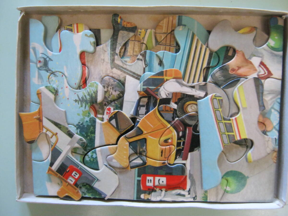 エポック社【トヨペット　トヨエース　トラック（2代目・PK20）／裏面　トヨペット　マスターライン　ジグソーパズル　34ピース　箱付】_画像4