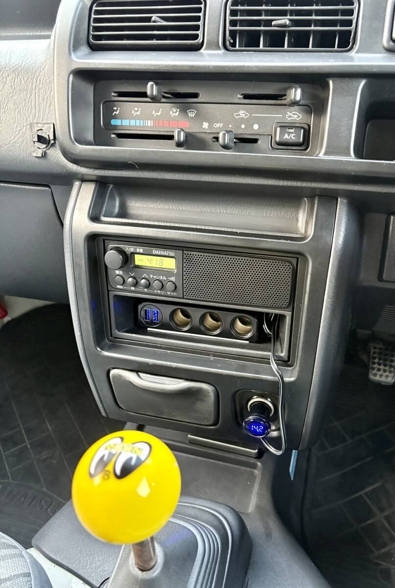 諸費用なし 絶対にお買い得 ハイゼットトラック 幌車 5MT 2WD 約14万km タイベル交換済み ETC コンパネ新品 LEDバルブ バッテリー良好 _画像6