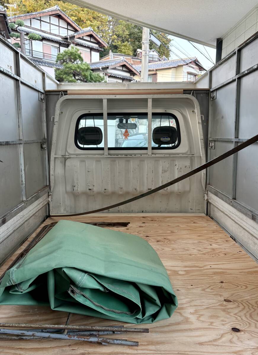 諸費用なし 絶対にお買い得 ハイゼットトラック 幌車 5MT 2WD 約14万km タイベル交換済み ETC コンパネ新品 LEDバルブ バッテリー良好 _画像10