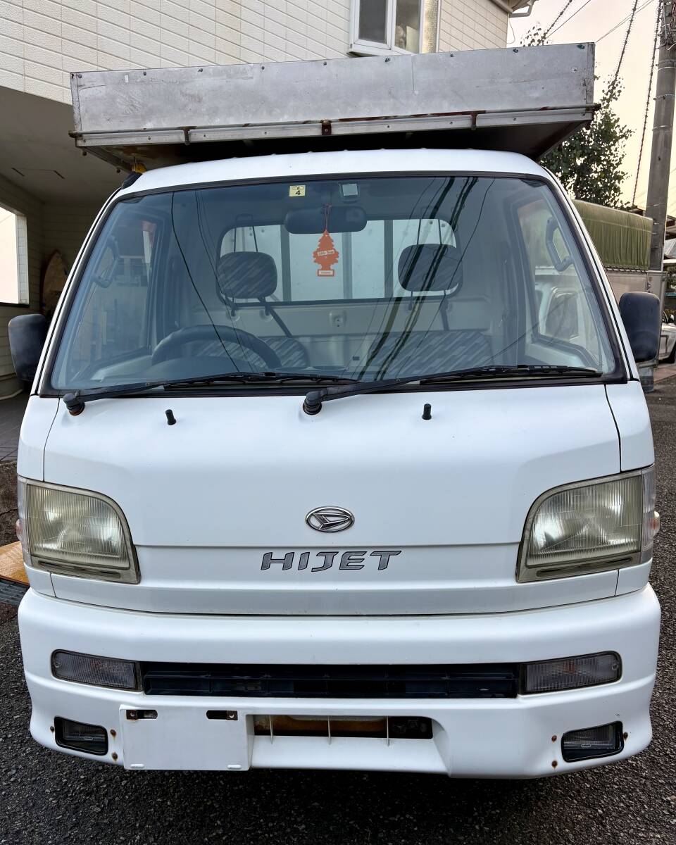 諸費用なし 絶対にお買い得 ハイゼットトラック 幌車 5MT 2WD 約14万km タイベル交換済み ETC コンパネ新品 LEDバルブ バッテリー良好 _画像2