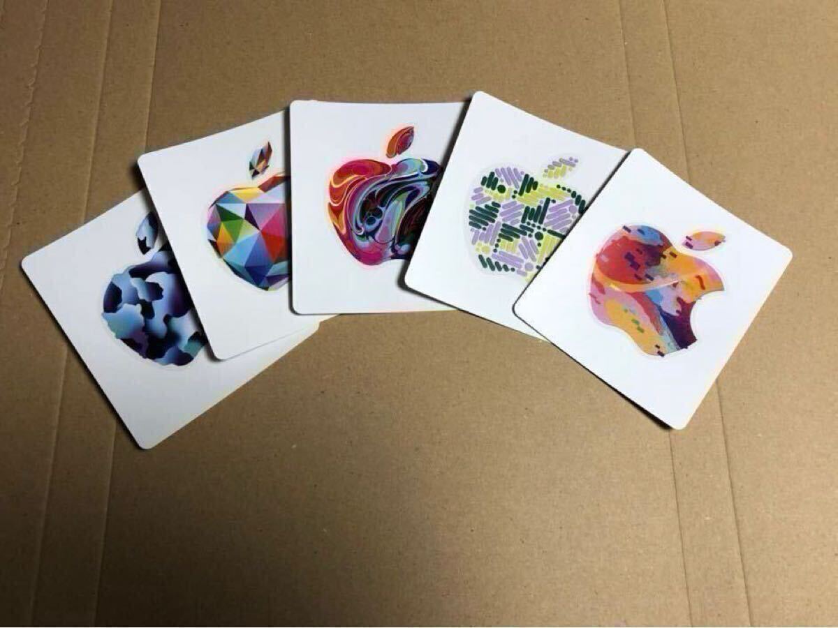 Apple シール5種　ステッカー_画像1