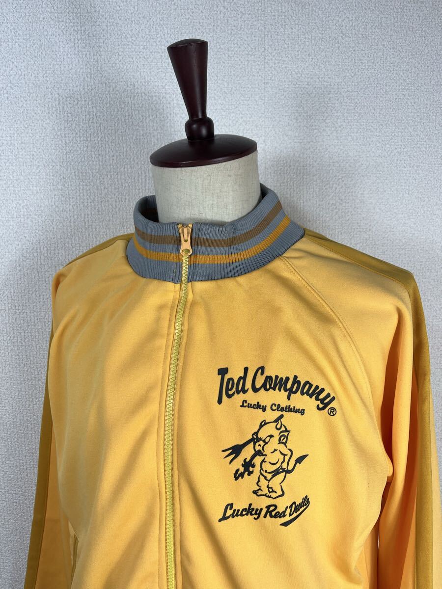 TED COMPANY TEDMAN テッドカンパニー テッドマン　　イエロー　XL トラックジャケット ジャージ_画像3