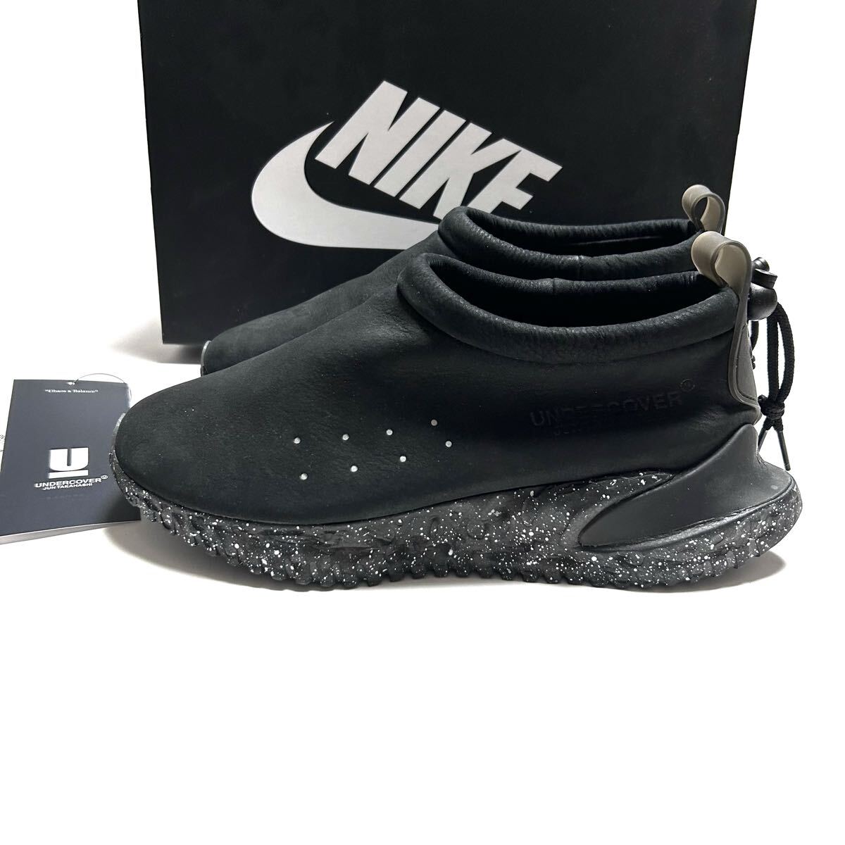 1回履きのみ 美品 2022年◆NIKE / undercover◆コラボ Moc Flow SP DV5593-002 ナイキ アンダーカバー 27.5cm ブラック 黒 モックフロー_画像2