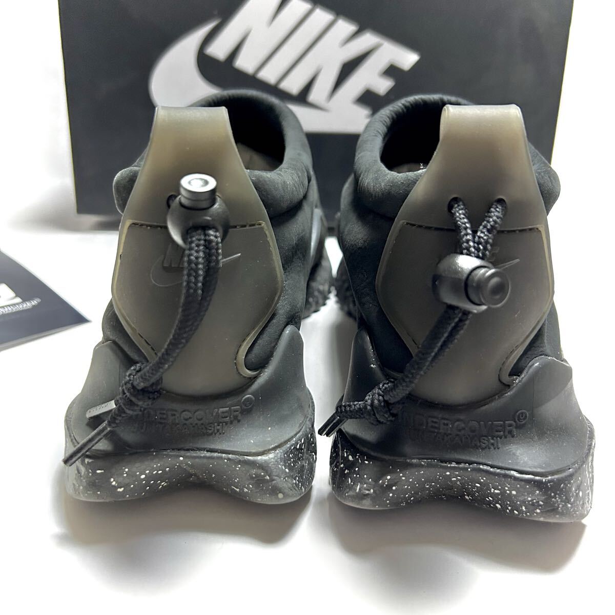 1回履きのみ 美品 2022年◆NIKE / undercover◆コラボ Moc Flow SP DV5593-002 ナイキ アンダーカバー 27.5cm ブラック 黒 モックフロー_画像6