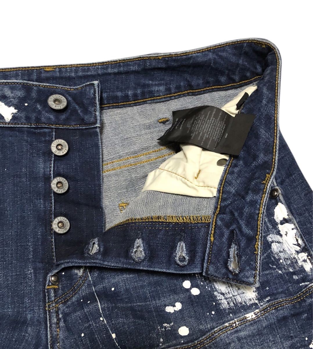 ■G-STAR RAW ジースター ロゥ■5620 3D SLIM 色落ち ペイント加工 立体裁断 ストレッチ デニム ジーンズ W29L30_画像5
