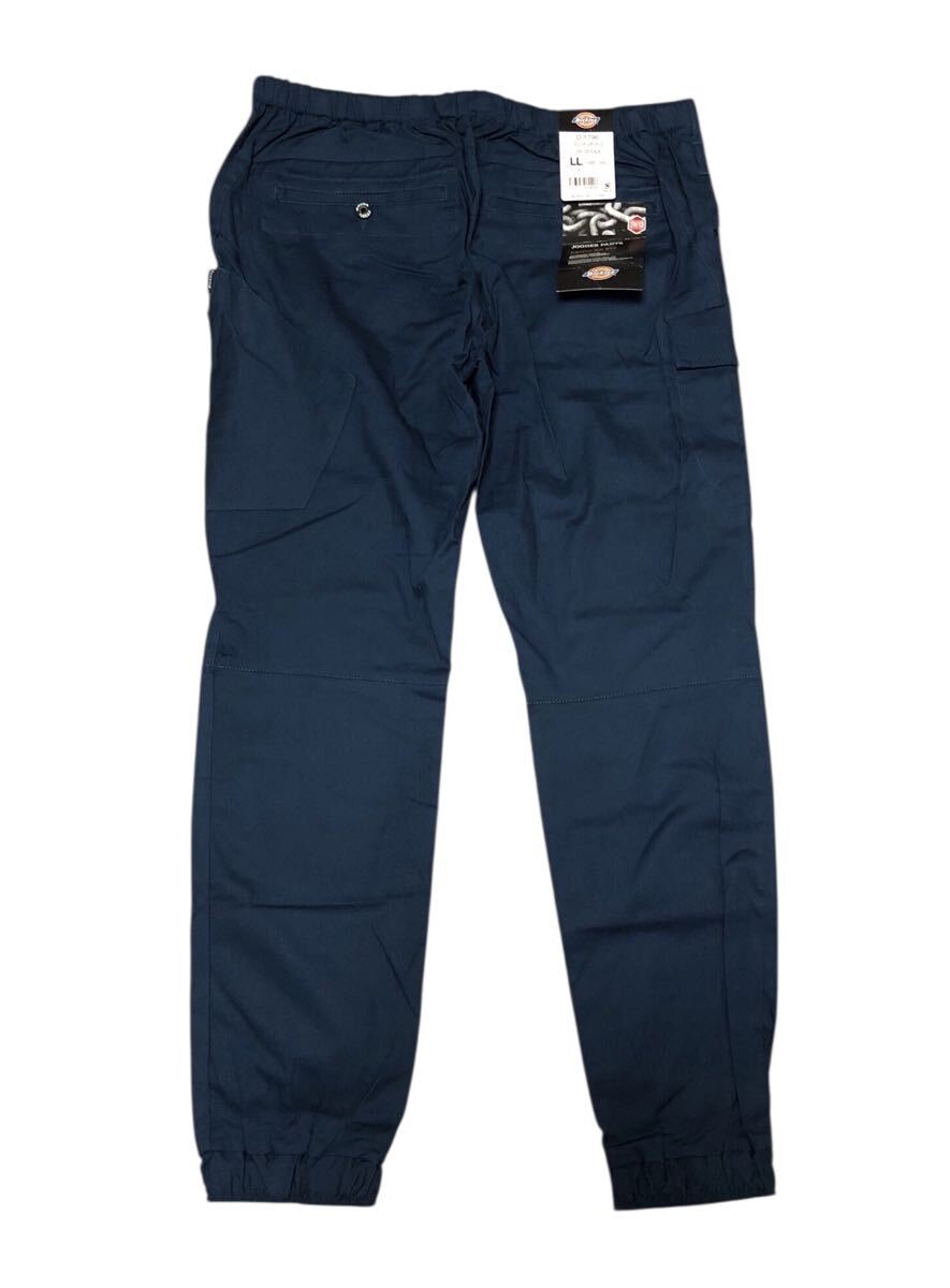 未着用 フラッシャー付き■Dickies ディッキーズ■D-1796 ストレッチ ジョガー カーゴパンツ ネイビー LL_画像4