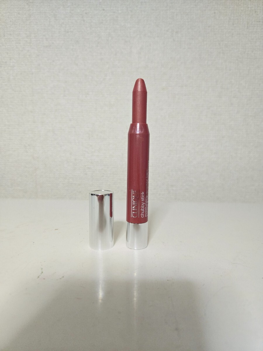 クリニーク チャビースティック モイスチャライジングリップカラーバーム 26ボールデストブロンズ ヌーディー 4400円 セレブ 未使用_画像1