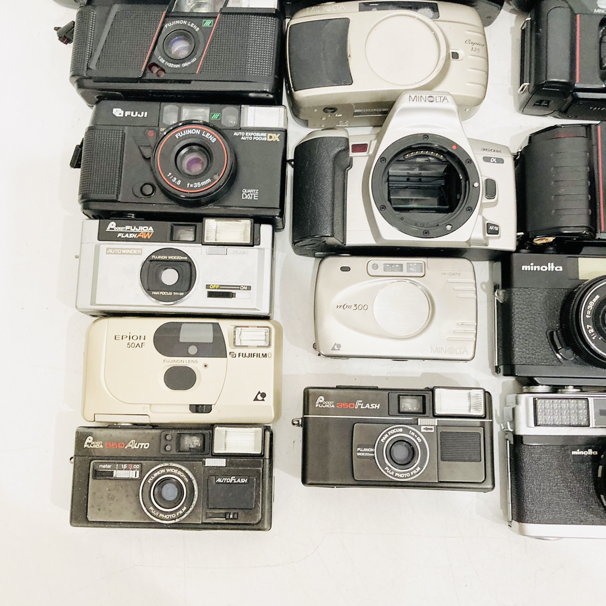 【R1960】各メーカーカメラ詰め合わせ まとめ売り 山売り MINOLTA ミノルタ FUJIFILM 富士フイルムなど_画像4