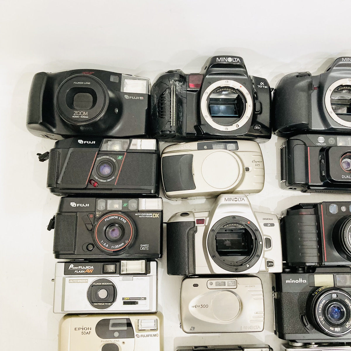 【R1960】各メーカーカメラ詰め合わせ まとめ売り 山売り MINOLTA ミノルタ FUJIFILM 富士フイルムなど_画像2