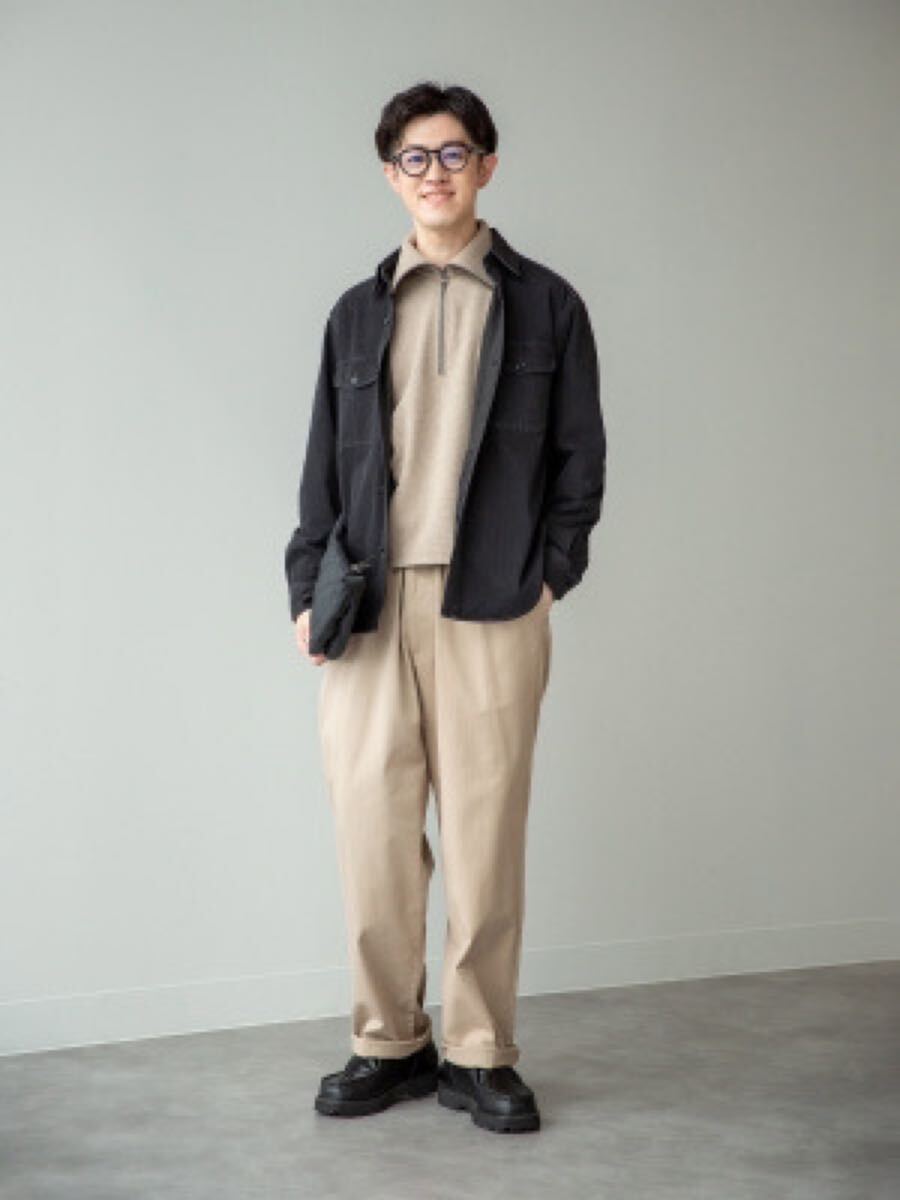 新品　ユニクロ　ブラッシュドジャージープルオーバー　Sサイズ　ダークグレー_画像8