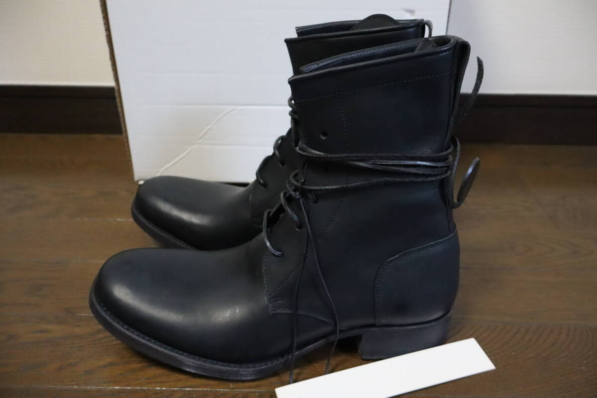 *CARPE DIEM/ Carpe Diem * не использовался S23M VA01 5HOLE гонки выше ботинки COW LEATHER размер :41 Италия производства кожа ботинки 