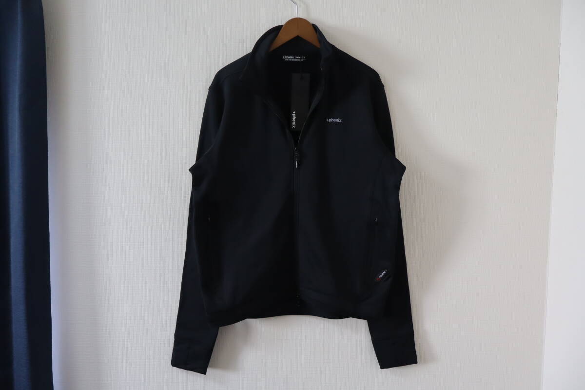 ☆＋phenix/プラス フェニックス☆未使用 1円スタート！！POLARTEC パワーストレッチ ジップフーディーサイズ：L アウトドア スポーツ _画像1