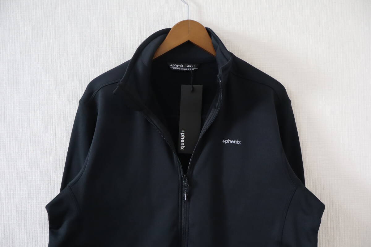 ☆＋phenix/プラス フェニックス☆未使用 1円スタート！！POLARTEC パワーストレッチ ジップフーディーサイズ：L アウトドア スポーツ _画像2